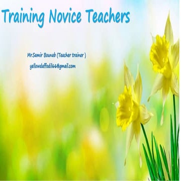 Training novice teachers.pptx