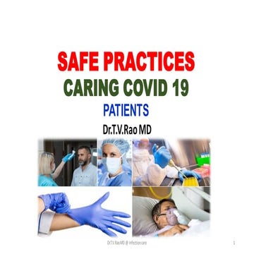 SAFE PRACTICES CARING COVID 19 PATIENTS | PDF