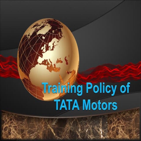 Training policy tata motors