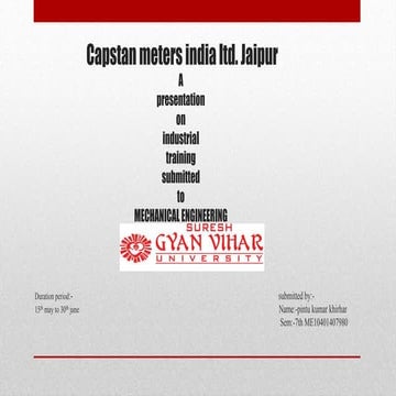 capstan meters india ltd