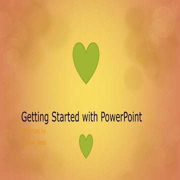 Training presentation