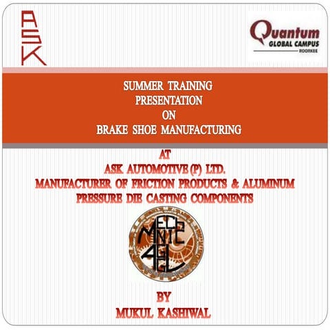 Summer Training presentation