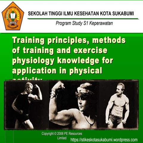 Training principles 