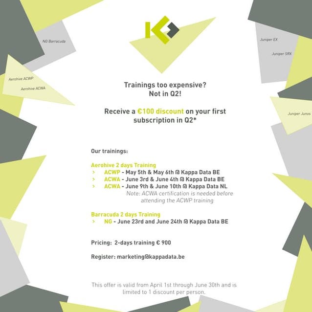 Kappa Data Trainings Q2