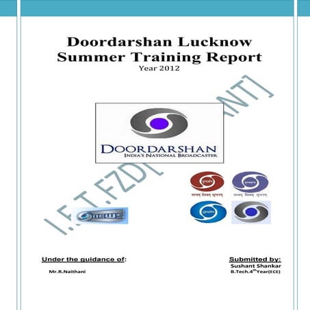 Doordarshan summer Training report