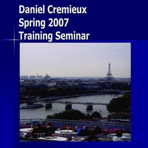Training Seminar