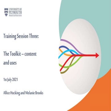 Project UniverCity - Community Research Awards - ToT session III