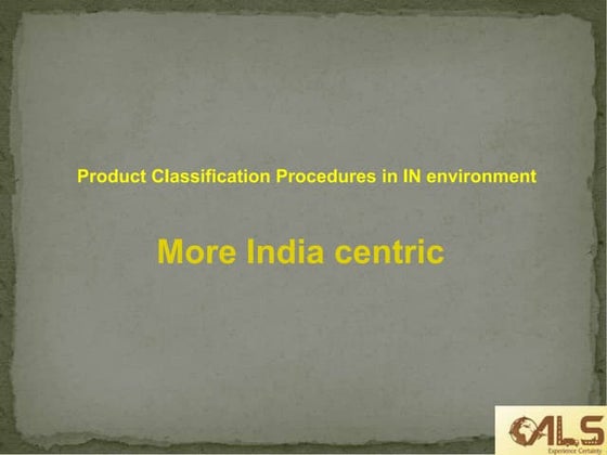 PPT on HSN Codes for educational purposes | PPT