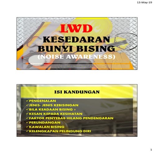 Kesedaran Bunyi Bising (Noise Awareness)