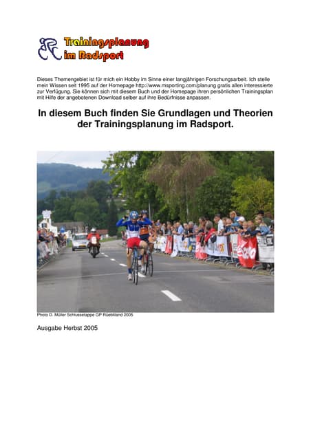 Rennrad Training