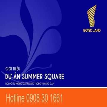 Giới thiệu căn hộ Summer Square Quận 6 | PPTX