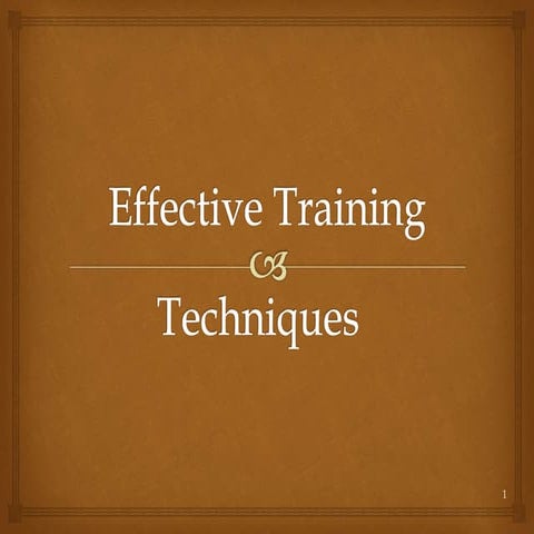 Training of Trainer