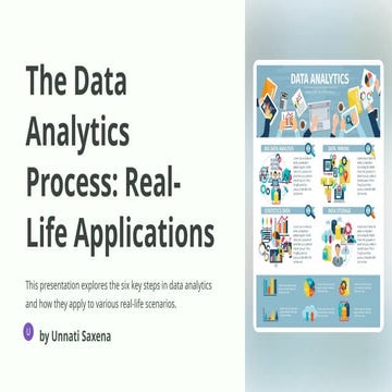 the data analytics process:Real life applications | PPTX