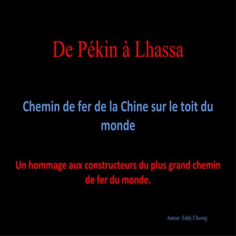 Train le plus_haut_du_monde___lhassa__