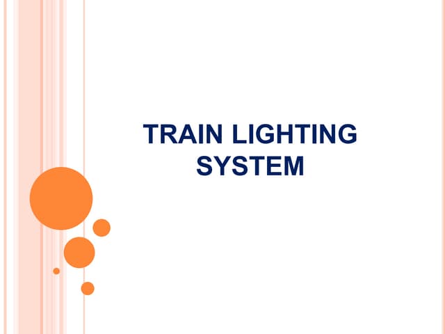 Train lighting