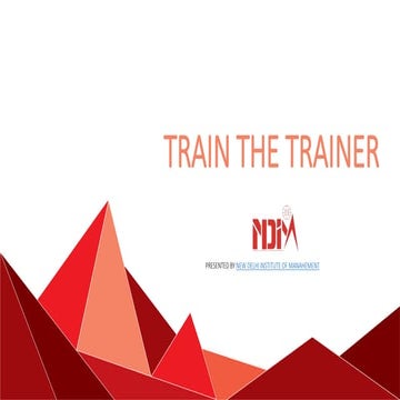 Train the Trainer | New Delhi Institute of Management