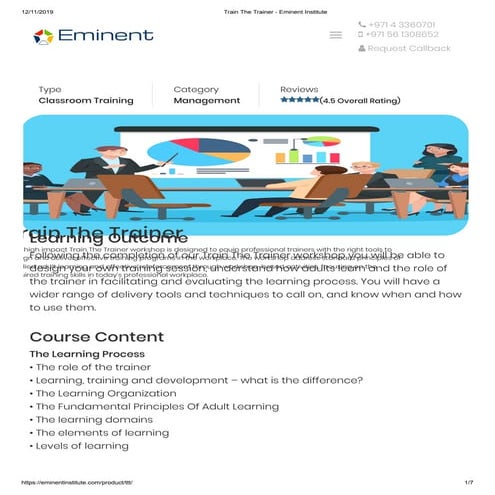 Train the Trainer Online Course – i-Success Academy | PPTX