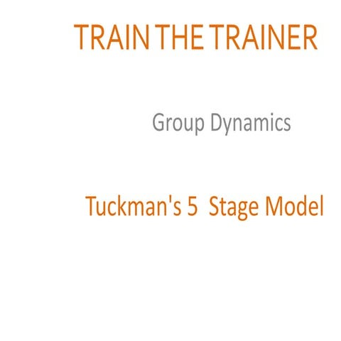 Tuckmans group dynamics