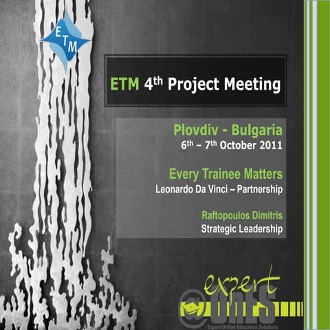 ''Train the trainer'' presentation