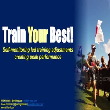 Train your best today