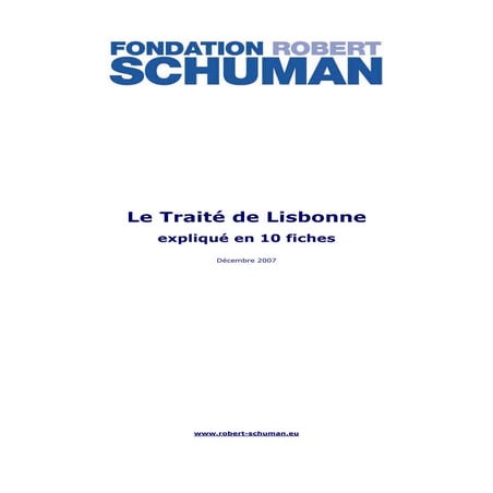 Traité lisbonne-10fiches