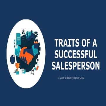 Traits of a Successful Salesperson | PPTX