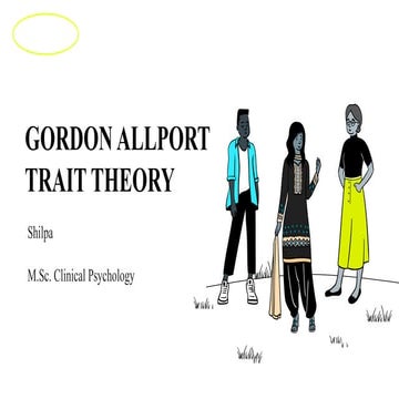 Gordon Allport Trait Theory of Personality