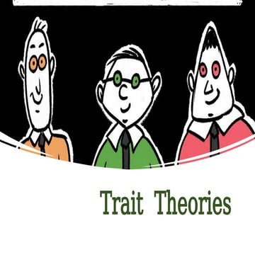 Trait Theories of Personality in Psychology | PPTX