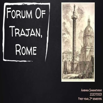 FORUM OF TRAJAN, ROME