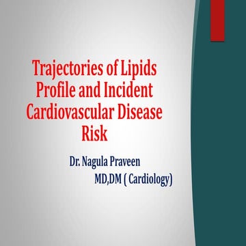 Trajectories of lipids profile and incident cvd risk