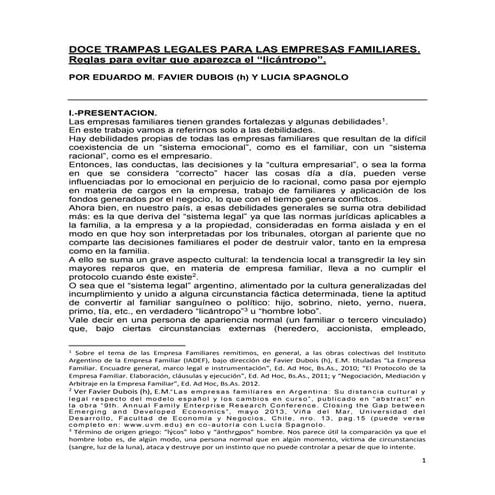 Trampas legales-para-las-empresas-familiares