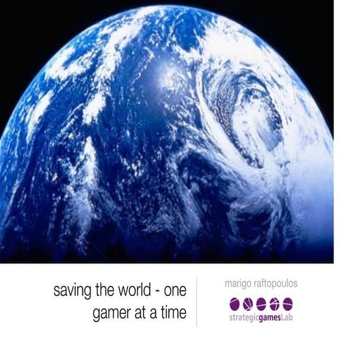 Gamers can change the world!