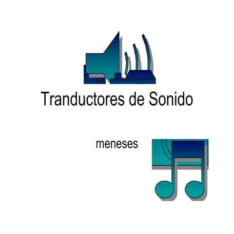 Transductores de sonido