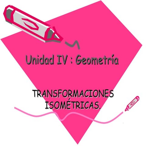 Tranformaciones isometricas