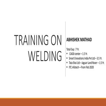 welding process and welding symbol