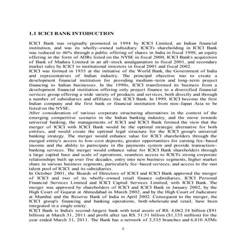 Training and devlopment in icici bank