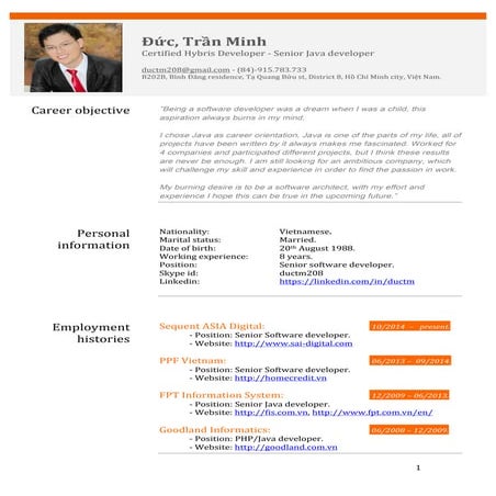 Tran Minh Duc - Certified Hybris Dev