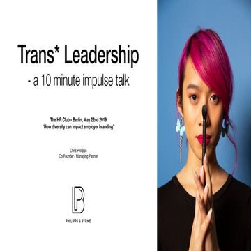 Change Management - Transgender inclusion | PPTX