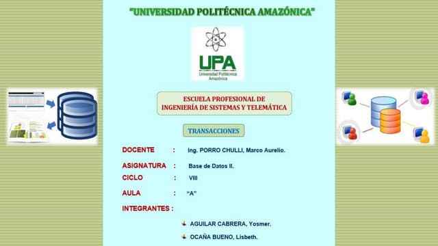 TRANSACCIONES
