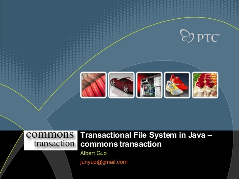 Transactional File System In Java Commons Transaction