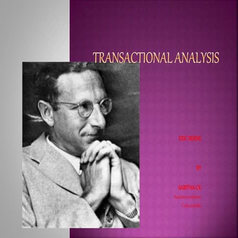 Transactional analysis