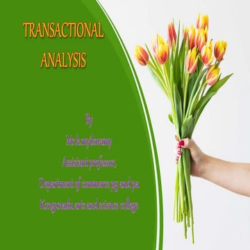 Transactional analysis