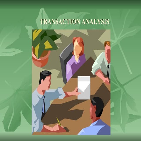 Transaction analysis
