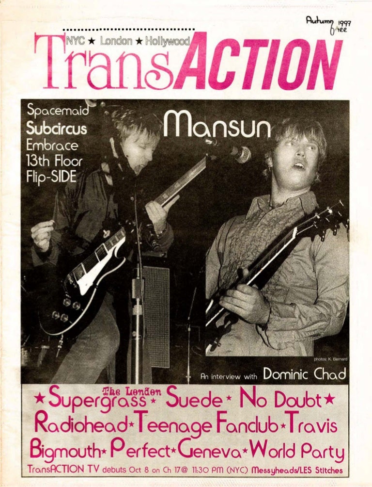 Transaction Magazine Autumn Issue 1997 View In Full