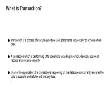Comprehensive Guide to Database Transactions, Views, and Foreign Key ...