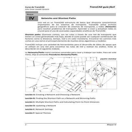 TransCAD Modulo IV | PDF
