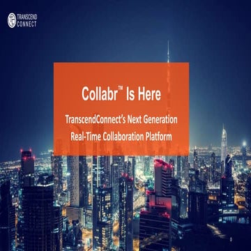 TranscendConnect Collabr™ Presentation