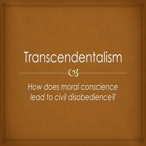 Transcendentalism