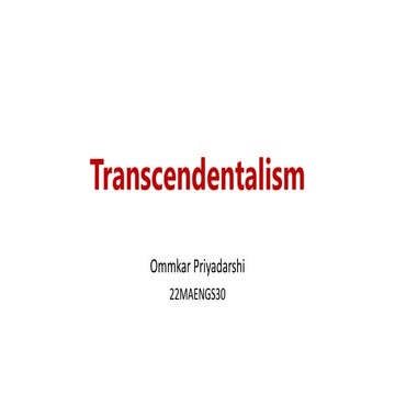 Transcendentalism, ommkaar.pptx