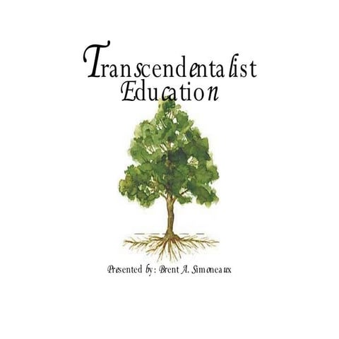 Transcendentalist Education Lecture